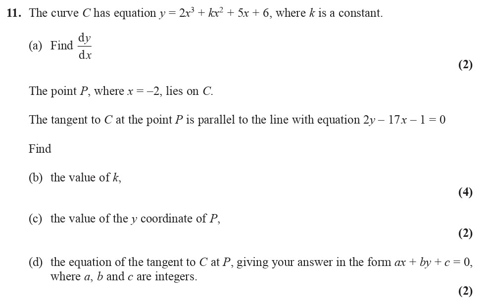 The-curve-C-has-equation-$y-=-2x^3-+-kx^2-+-5x-+-6$,-where-$k$-is-a-constant-Edexcel-A-Level Maths Pure-Question 4-2016-Paper 1.png